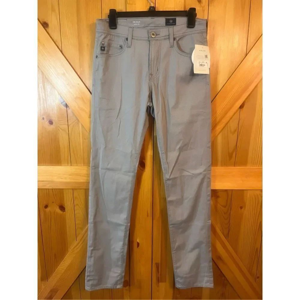 AG ADRIANO GOLDSCHMIED NEW! Gray AIRLUXE TELLIS MODERN SLIM Jeans 30x34